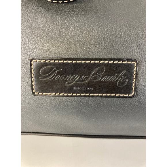 DOONEY & BOURKE GRAY PEBBLED LEATHER LARGE SHOULDER BAG - Picture 6 of 16